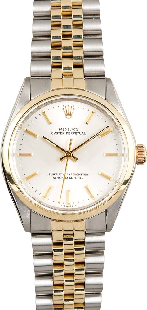 rolex two tone oyster watch|rolex oyster perpetual price list.